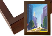 Ambiance Gallery Wood Frame - Mahogany - 16x20"