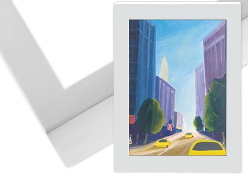 Ambiance Gallery Wood Frame - White - 16x20"