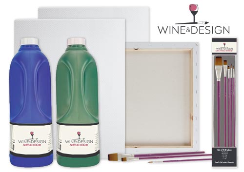 W&D Labeled Art Supplies